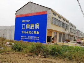  三台农村墙体广告在不同形式上面展现的不同特色
