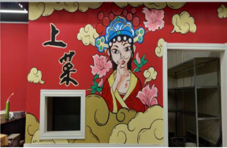 三台墙体彩绘的发展和应用