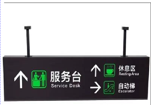  三台吊牌灯箱制作流程。