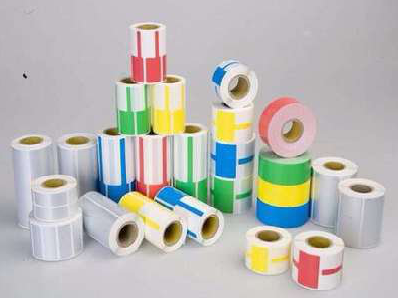  三台关于不干胶材料。